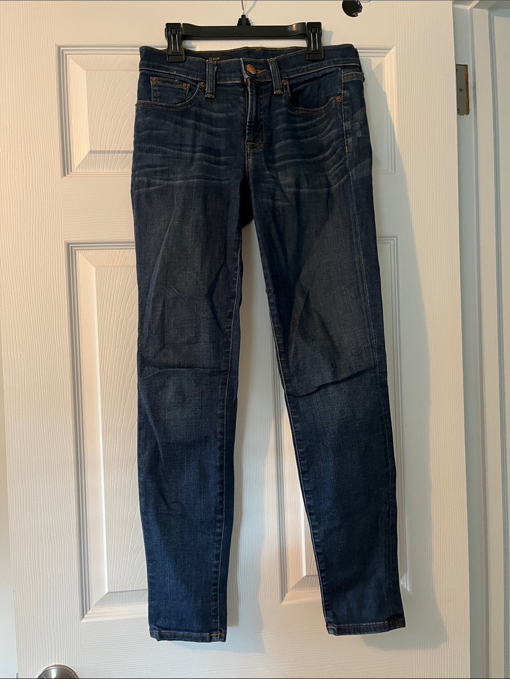 J. Crew Women's Dark Blue Toothpick Skinny Jeans